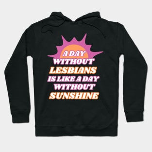 A Day Without Lesbians is Like a Day Without Sunshine Hoodie